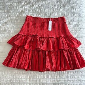 NWT | Tiered Sundry Mini Skirt | Cotton | Size Medium
